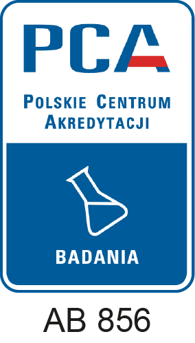 Znak akredytacji PCA nr AB 856